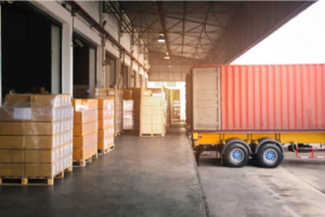 Integrated warehousing and transportation solutions, including storage, inventory management, and timely freight delivery across Canada, USA, and global routes.